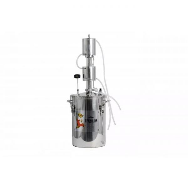 Дистиллятор «Традиция», с ароматизатором, 17 л, термометр, спиртомер, дивертор, охладитель
