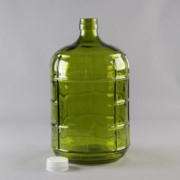 Бутыль стеклянный «GJR. Зелёный», 11,4 л