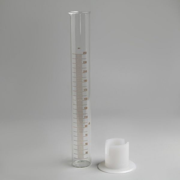 Цилиндр на пластмассовом основании, объём 250 мл, со шкалой